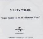 Marty & Kim Wilde - Sorry Seems To Be The Hardest Word  (2007)